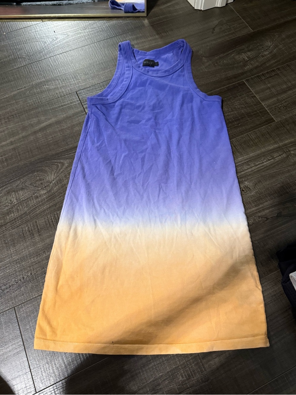 WSLY Sleeveless Ombre Tank in Purple & Lavender